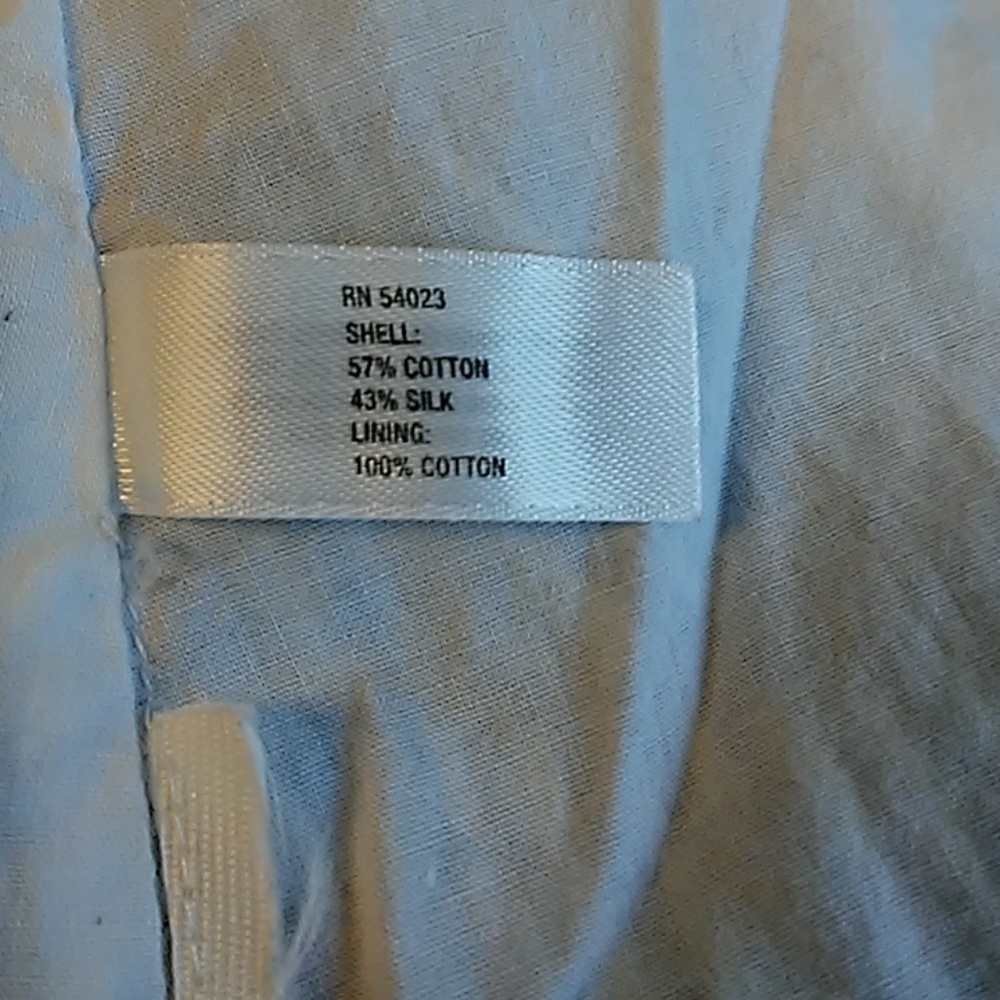 Gap silk & cotton sundress blue white stripe Small - Picture 5 of 7